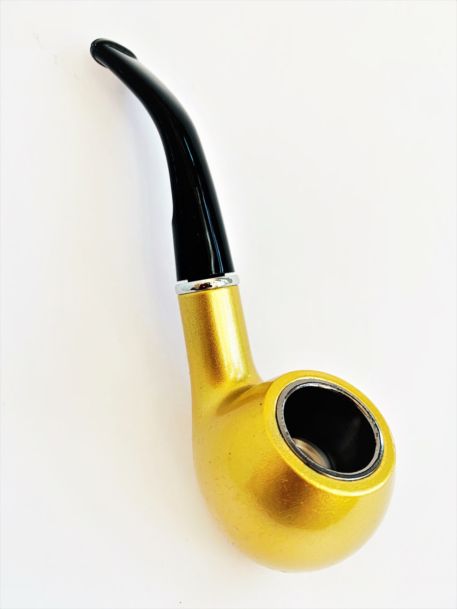High Quality Tobacco Pipe Gold Pipe Collectible Pipes Etsy
