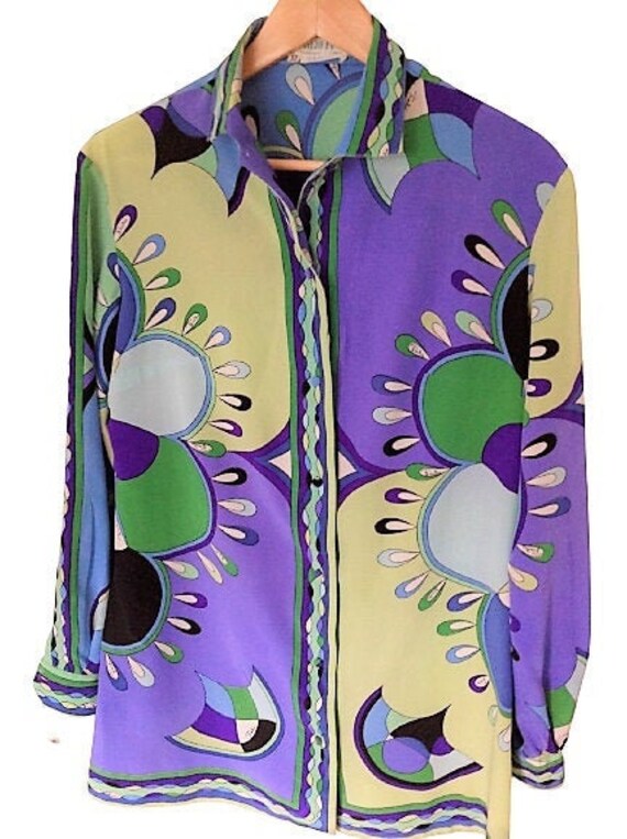 Vintage Emilio Pucci Silk Blouse