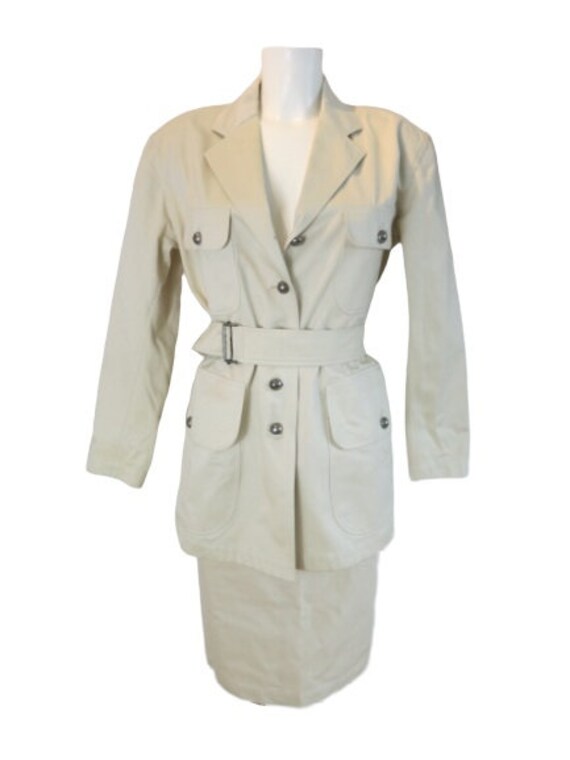 Azzedine Alaia safari costume vintage