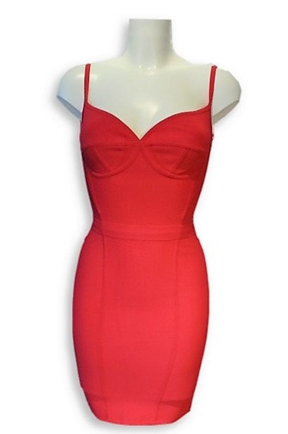 Hervé Léger bodycon pretty in pink vintage