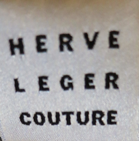 Hervé Léger b0ndage Couture Kleid vintage - image 4