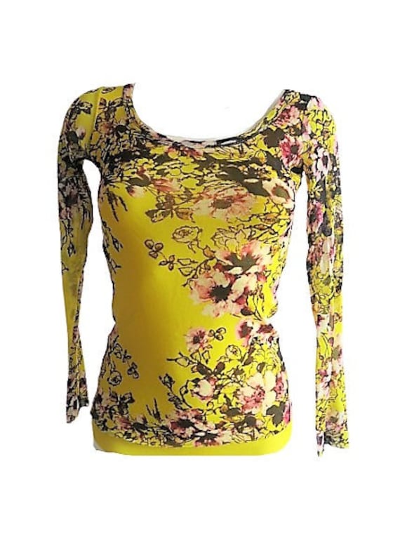 sun-yellow top by Jean Paul Gaultier vitnage