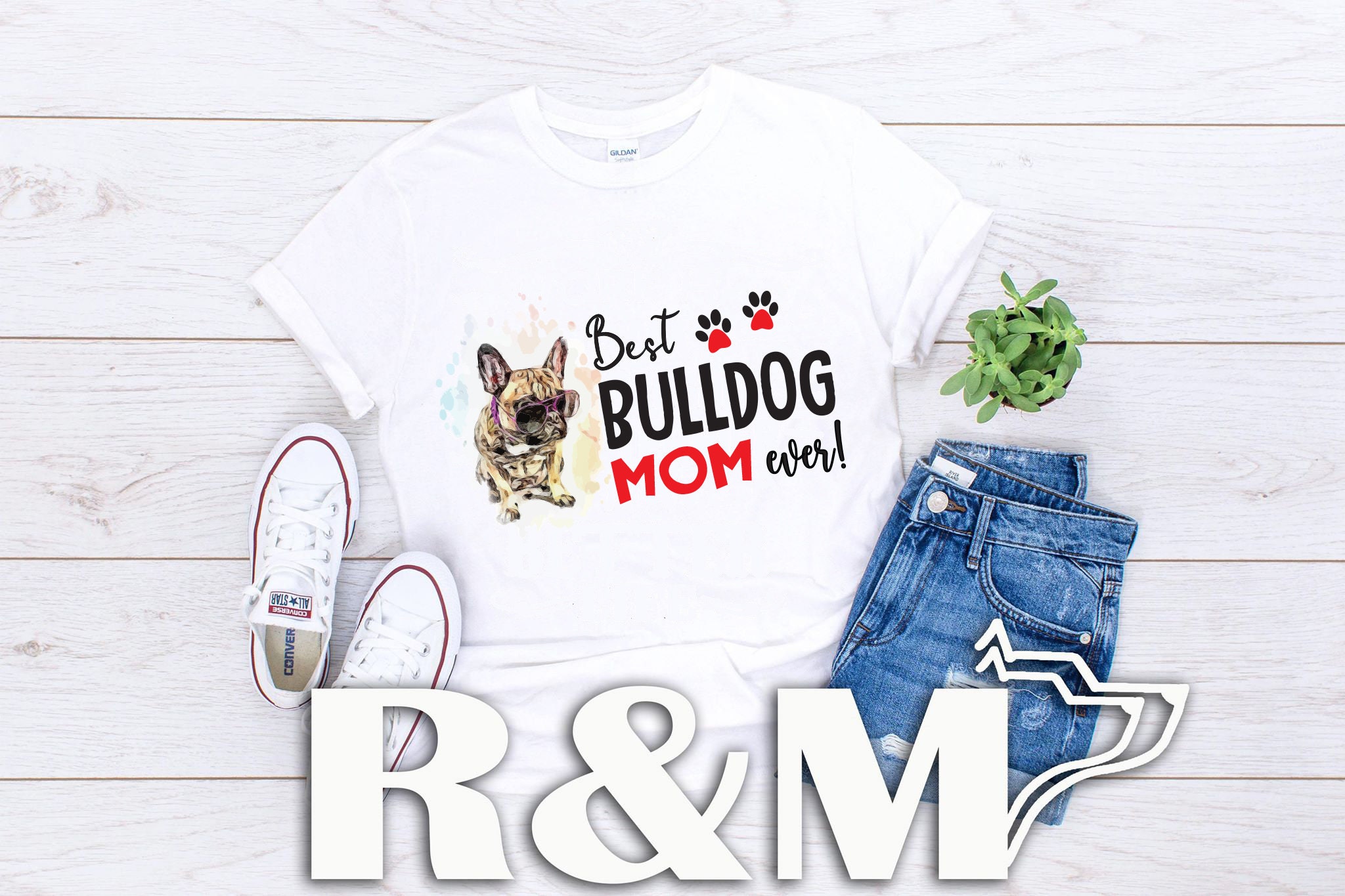 Best Bulldog Mom Ever Unisex T-shirt. Dog Mom Shirt Dog - Etsy UK