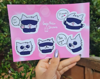 Neko Gojo Sticker Sheet