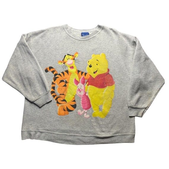 Vintage Disney Winnie Pooh Tigger Piglet Crewneck… - image 1