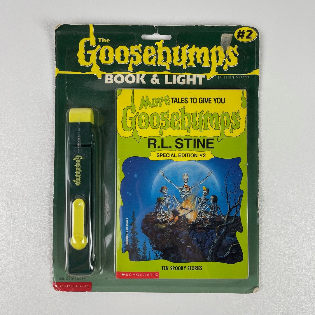 Goosebumps Book & Light R.L. Stine Special Edition 2 Ten Etsy