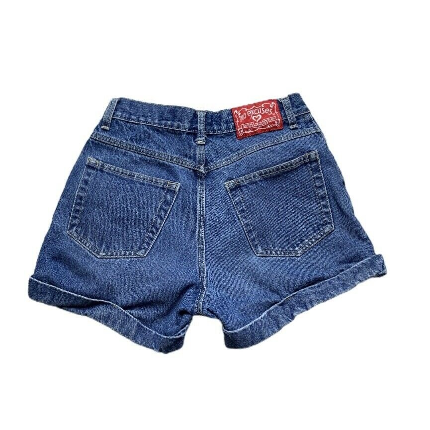 blue jean short pants