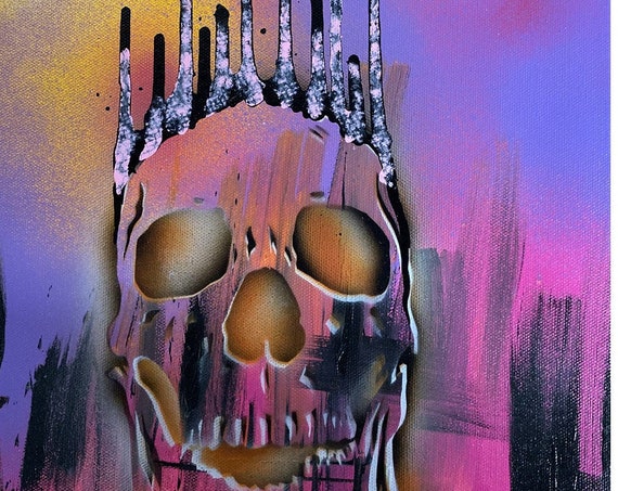 Skull Study Series #33, Pop Art , Modern Art , Contemporary Art