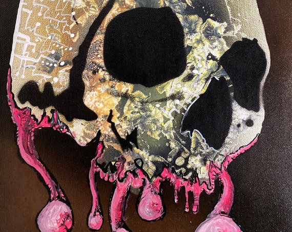 Skull Study Series #35 , Pop Art , Modern Art , Contemporary Art