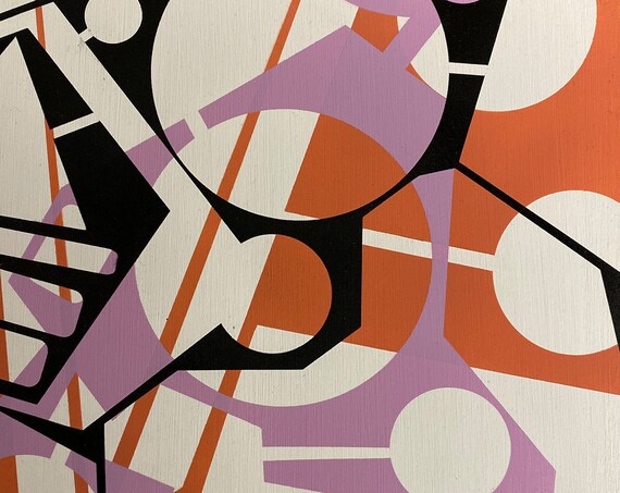 Abstract Geometry Series #7 , Pop Art , Modern Art , Contemporary Art