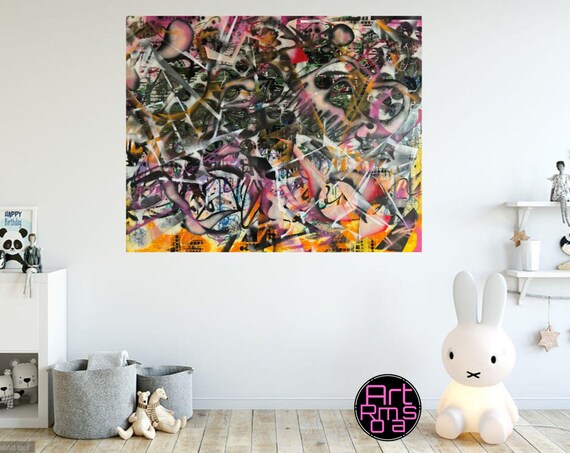 Creative Chaos Series #4, Modern Art, Contemporary Art, Pop Art, Abstract Expressionism, Organic Shapes