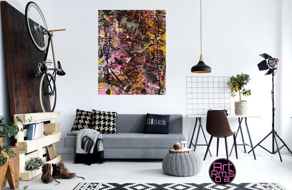 Creative Chaos Series #4, Modern Art, Contemporary Art, Pop Art, Abstract Expressionism, Organic Shapes