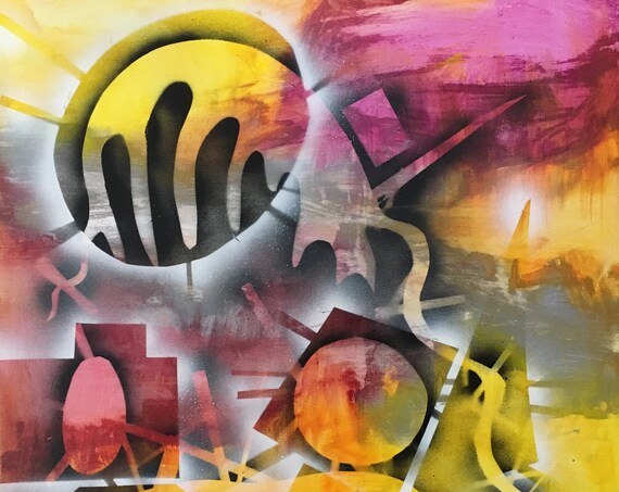Abstract Artifact Series, Modern Art, Contemporary Art, Acrtlic Painting, Abstract Art, Fine Art