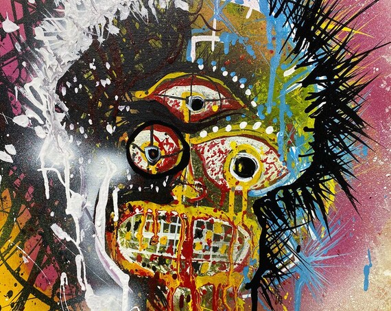 Abstract Portrait Series #4 , Pop Art , Modern Art , Contemporary Art , Figurative Portrait , Gallery Canvas