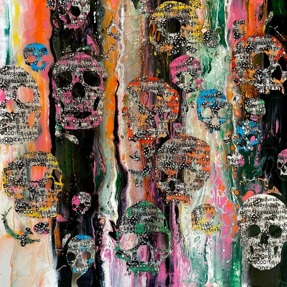 Akashic Records... 2020, Modern Art, Contemporary Art, Acrtlic Painting, Abstract Art, Fine Art, Mixed Media