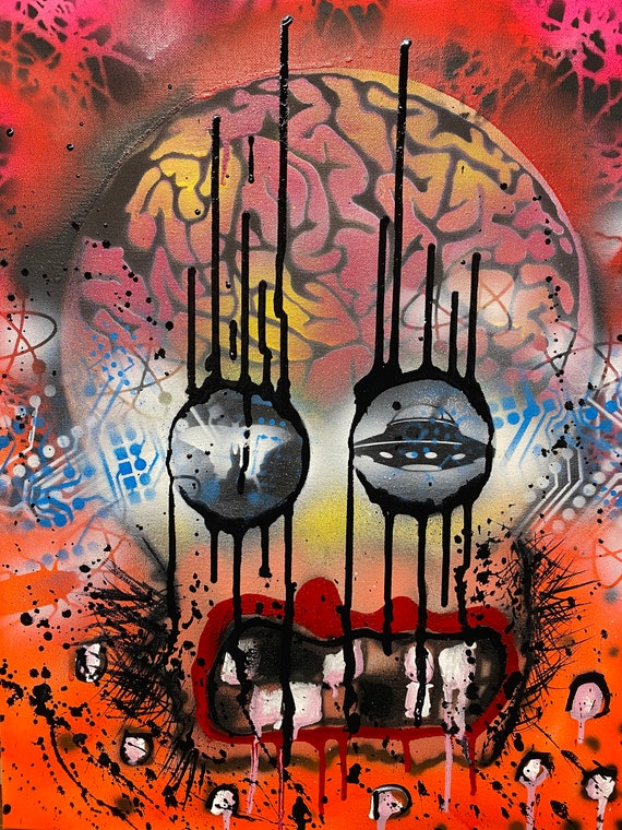 It's like pulling teeth , Pop Art , Modern Art , Contemporary Art , Figurative Portrait , Canvas