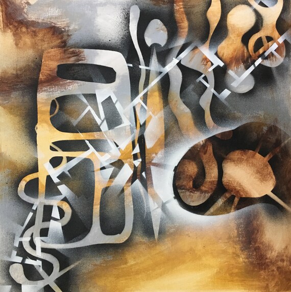 Abstract Artifact Series, Modern Art, Contemporary Art, Acrtlic Painting, Abstract Art, Fine Art