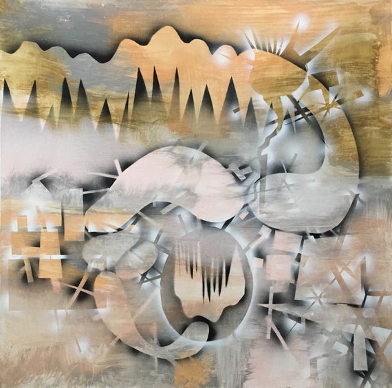 Abstract Artifact Series, Modern Art, Contemporary Art, Acrtlic Painting, Abstract Art, Fine Art