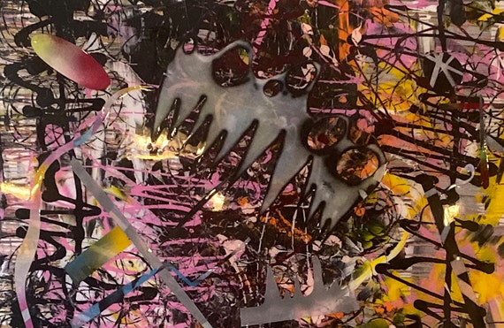 Creative Chaos Series #4, Modern Art, Contemporary Art, Pop Art, Abstract Expressionism, Organic Shapes