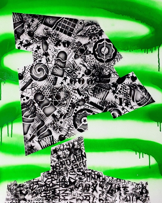 TITLE: junk logic 2020 , Art , Modern Art , Contemporary Art , Abstract Art , MIxed Media , Surreal Portrait