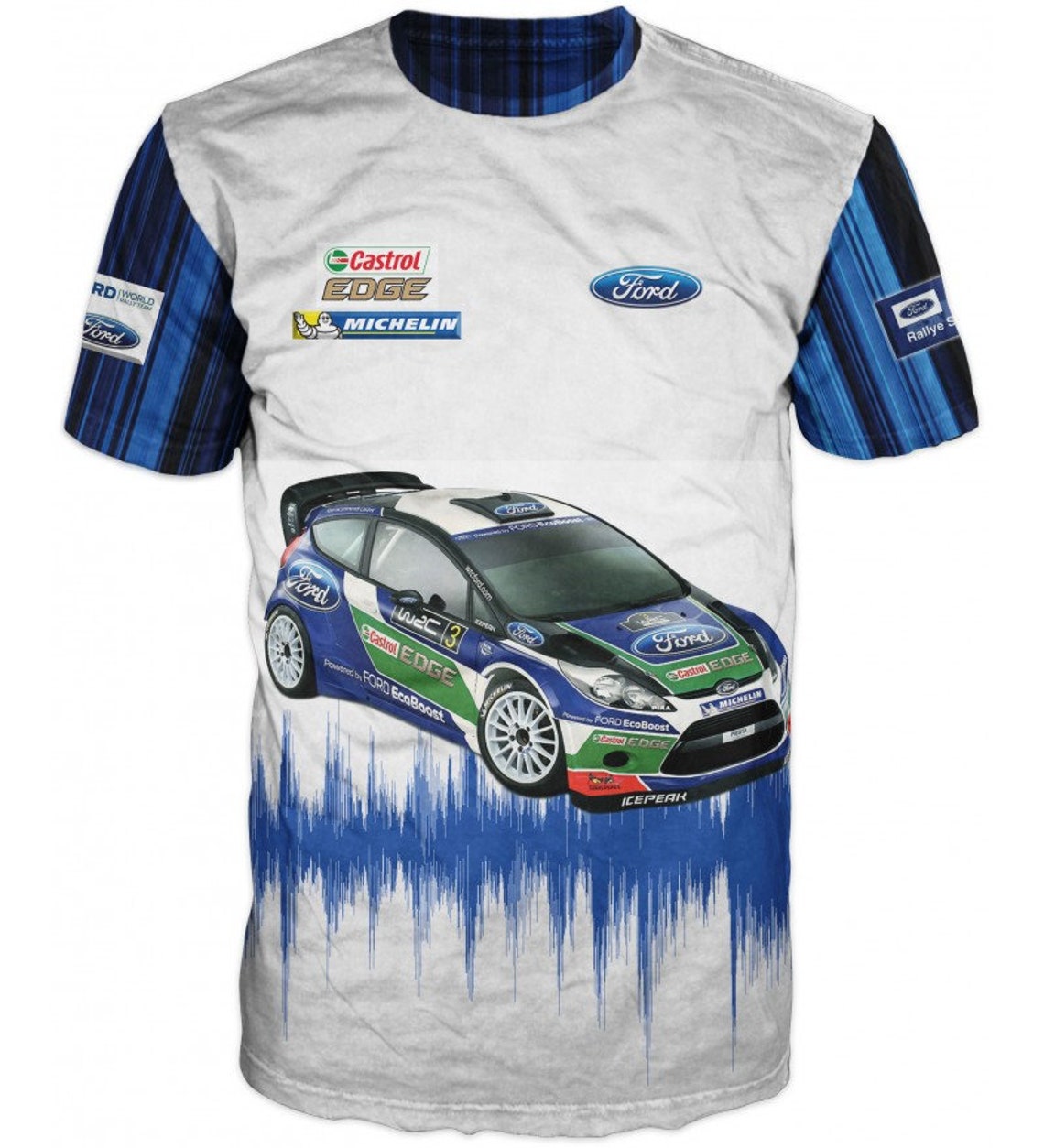 Unique 3D Tshirt print FORD WRC World Rally Championship Etsy