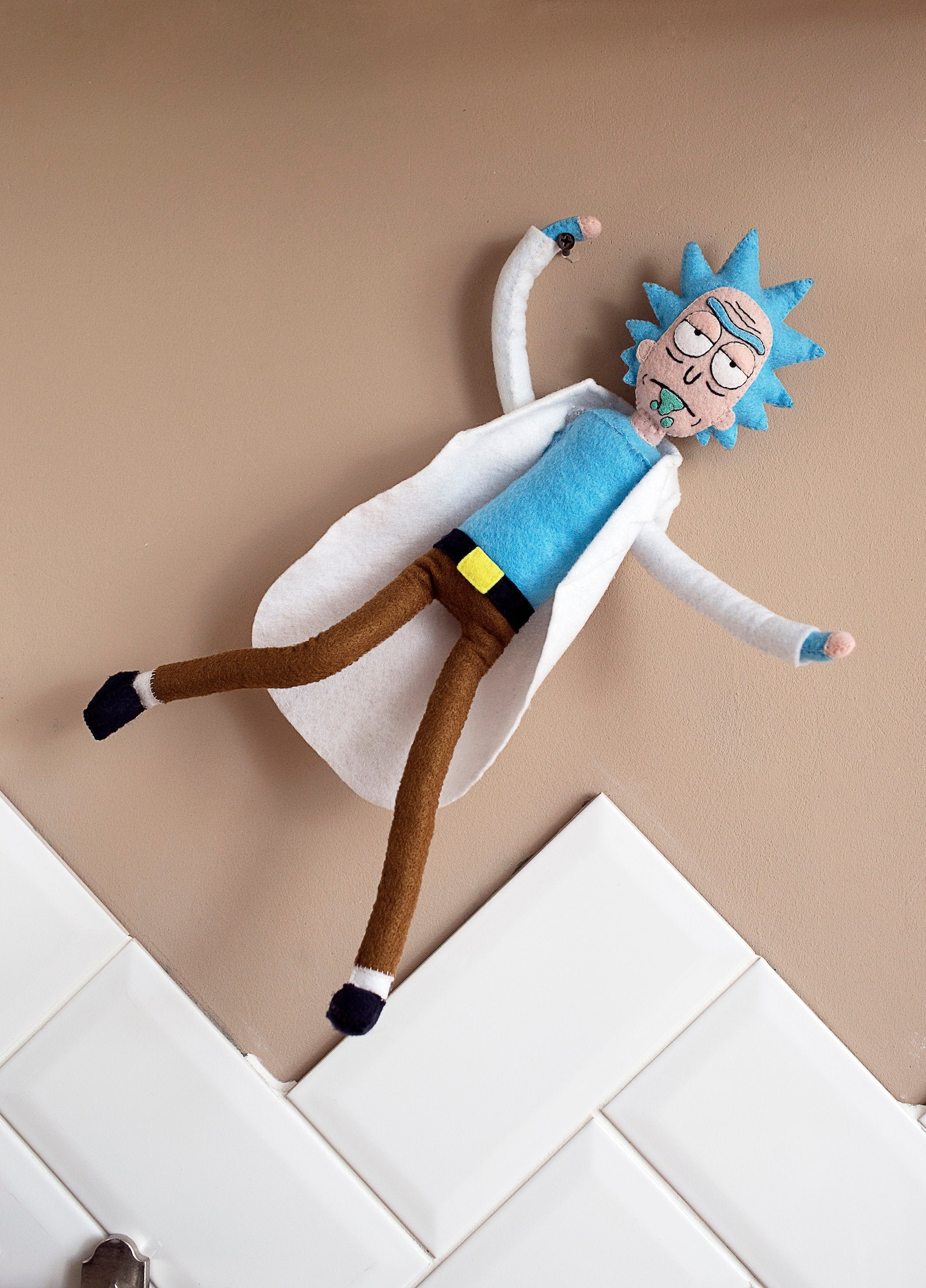 Rick Sanchez plush toy / Rick and Morty / Geek gift soft toys Etsy