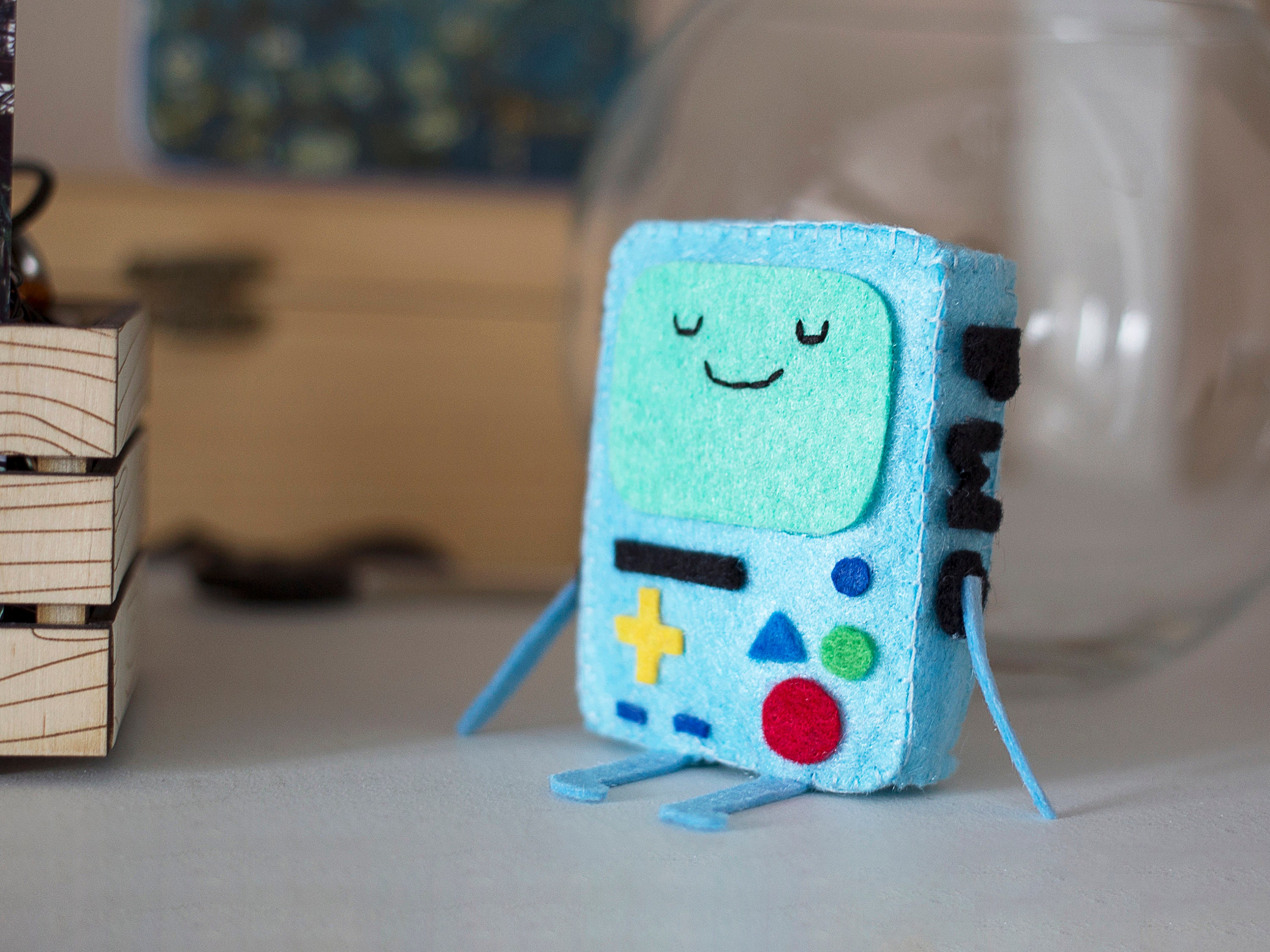 Cute Beemo Toy / Adventure Time / BMO Plush Toy / Geek Gift | Etsy