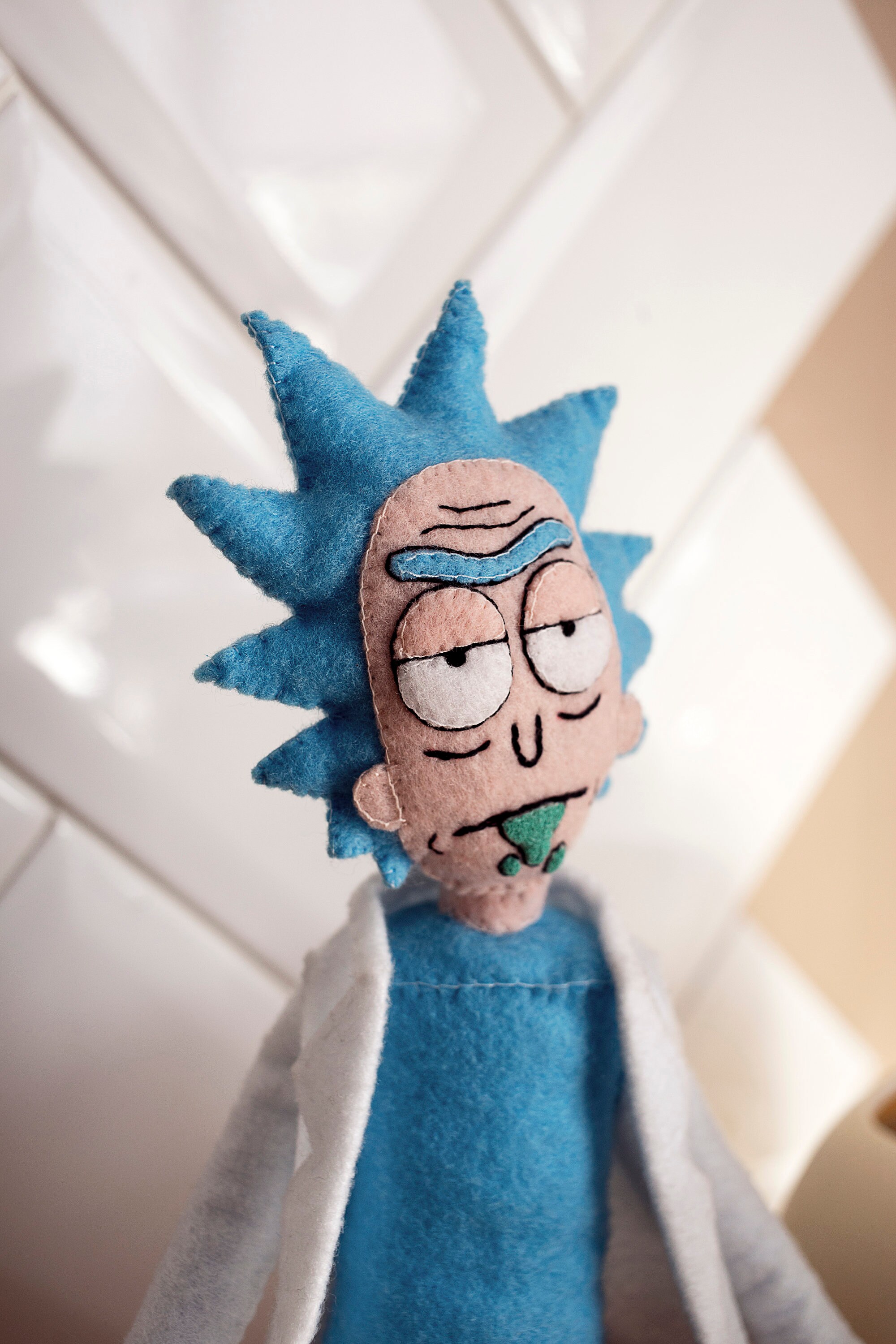 Rick Sanchez plush toy / Rick and Morty / Geek gift soft toys Etsy