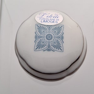 Limoges Porcelain Trinket Box- L&#39;Etoile Porcelaine De Limoges- Gift Boxed