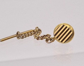 Vintage Gold-Tone Tie Pin