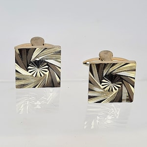 Vintage Gold Tone Cuff Links