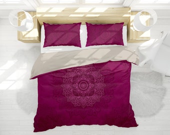 Magenta Duvet Cover Etsy