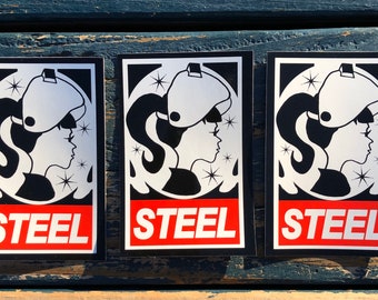 Obey Hot Steel Sticker Pack