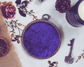 Wizard’s Robes Pin Hoop (Purple Velvet) LAST CHANCE to BUY!