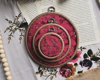 Blood Magic Pin Hoop - velvet (LIMITED EDITION)