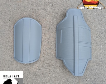 Mandalorian Beskar thigh armor Kit