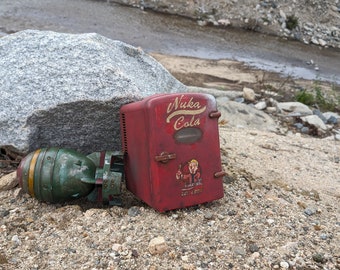 Nuka Cola Mini Fridge Custom painted