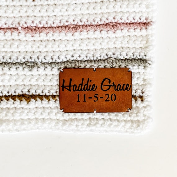 Crochet taggie best sale blanket