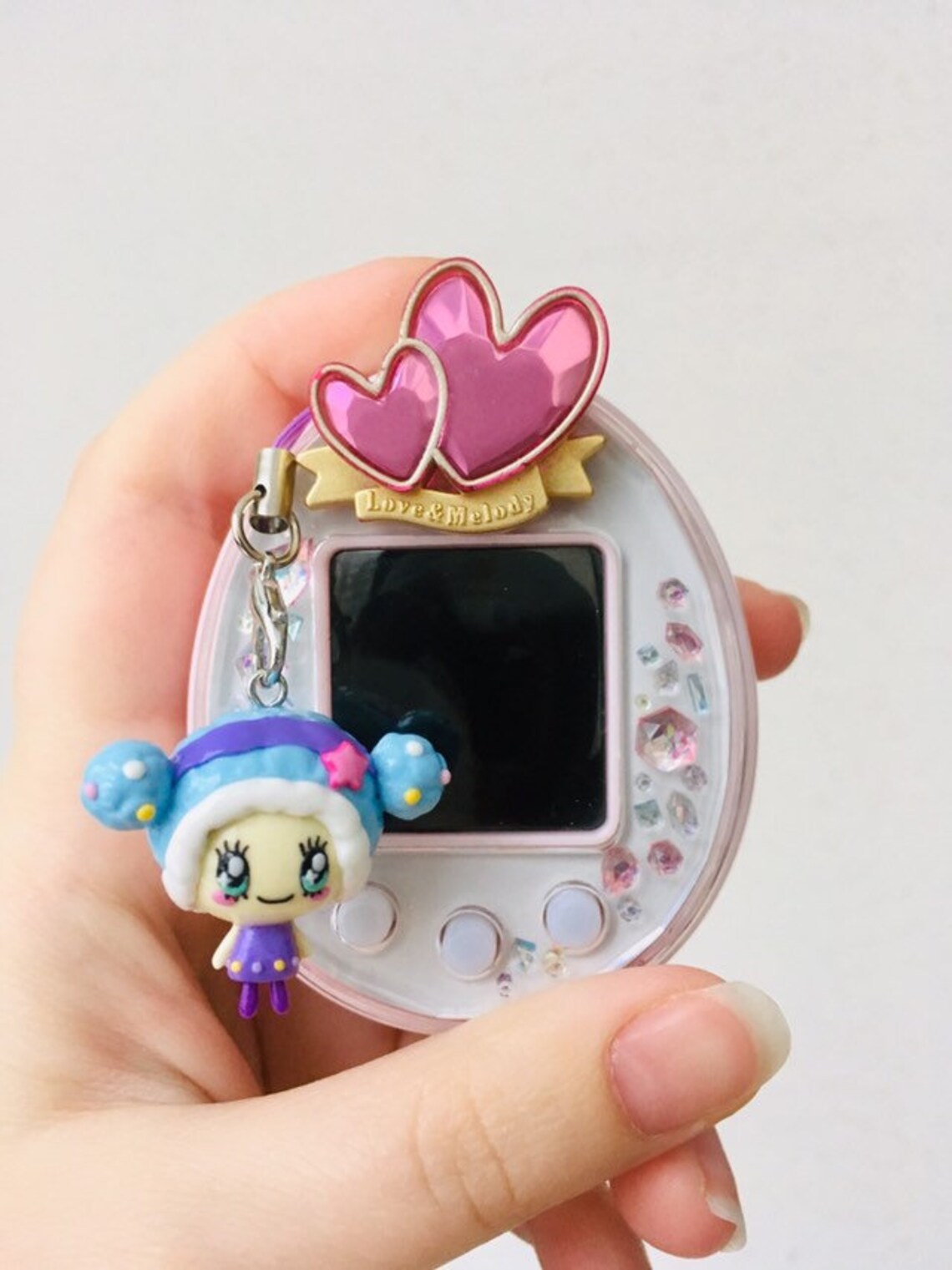 Tamagotchi Charm Kiraritchi Inspired / Tamagotchi Keychain / Etsy