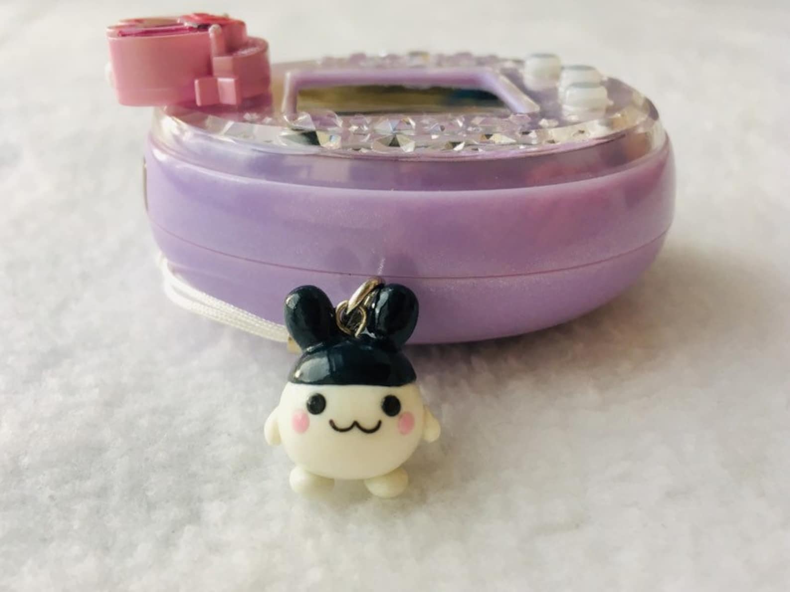 Tamagotchi charm Mimitchi inspired / Tamagotchi keychain / Etsy