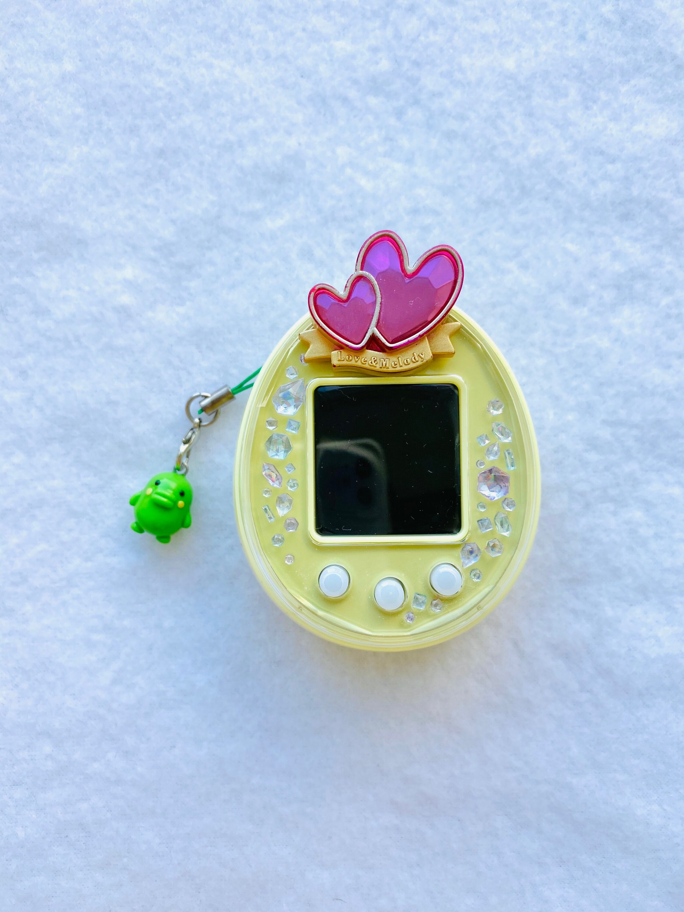 Tamagotchi charm Kuchipatchi inspired / Tamagotchi keychain / Etsy