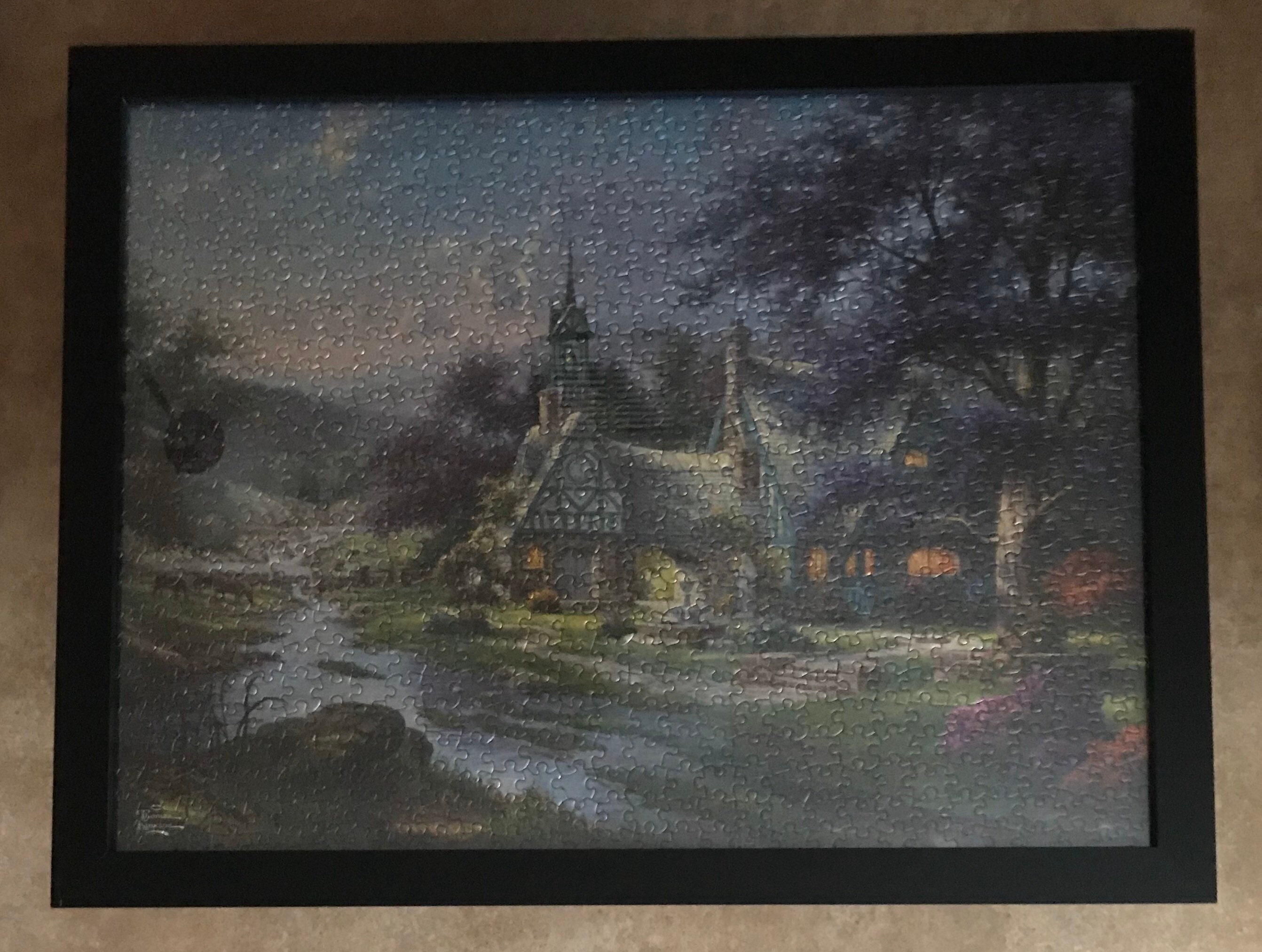 Framed Jigsaw Puzzle Etsy