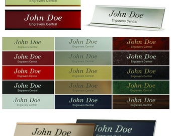 Personalized Office Name Plate With Holder 2x8 - Etsy