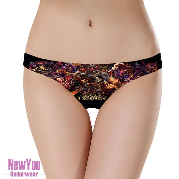 League Of Legends Collection Panty Thong of ondergoed LOL jungle Gamer Geeky Gift Present