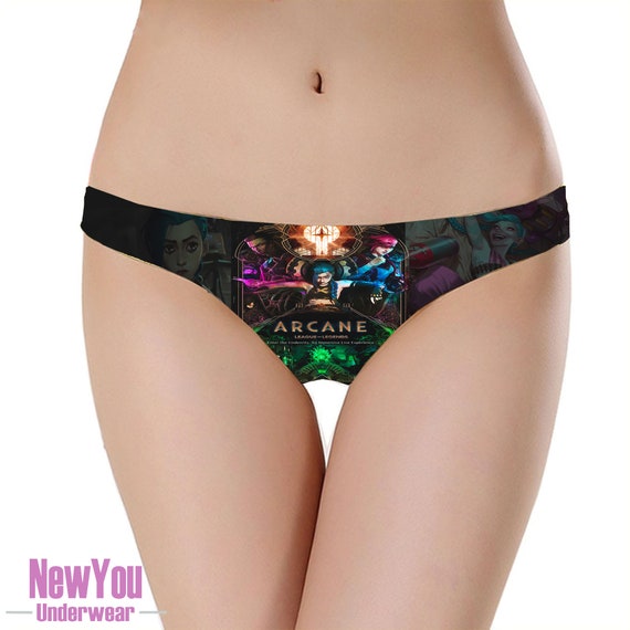 Arcane Riot Games Jinx Womens Underwear Thong or Panty - League of Legends  LOL. ESPORTS