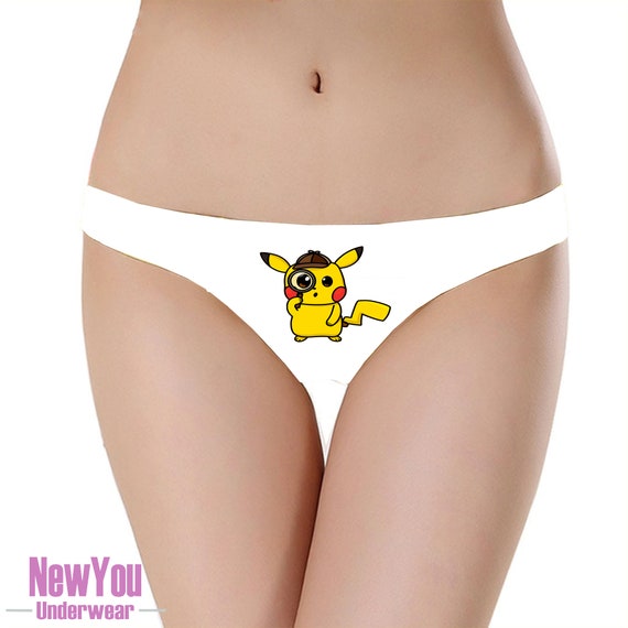Pika-CHUUUUUU - I See You Pokemon Underwear Knickers Thong Beautiful Gift  Present Womens Designer Little Cute Soft Cartoon Design Panties