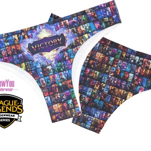 League of Legends Design Womens Underwear Thong or Panty League of