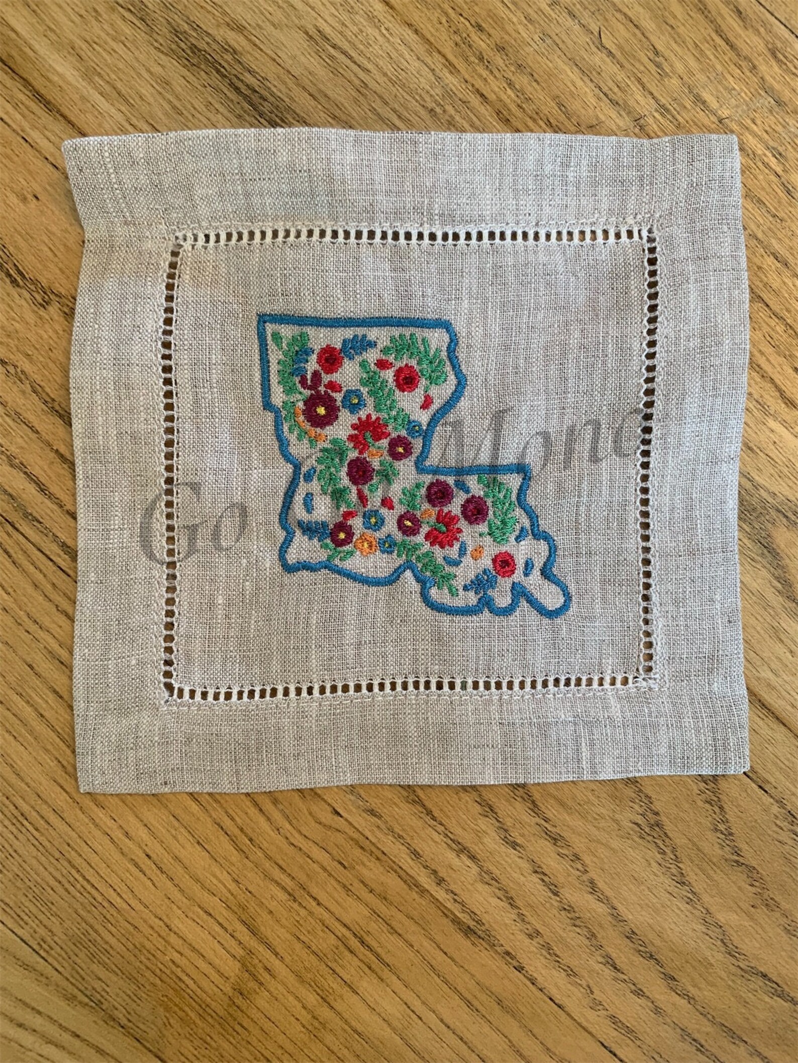 Louisiana Embroidery Design Louisiana Embroidery Design Etsy