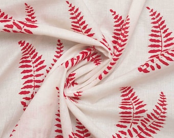 Tela suave india estampada a mano por metro, 100 % algodón puro, ideal para confección, costura, manualidades y tapicería.
