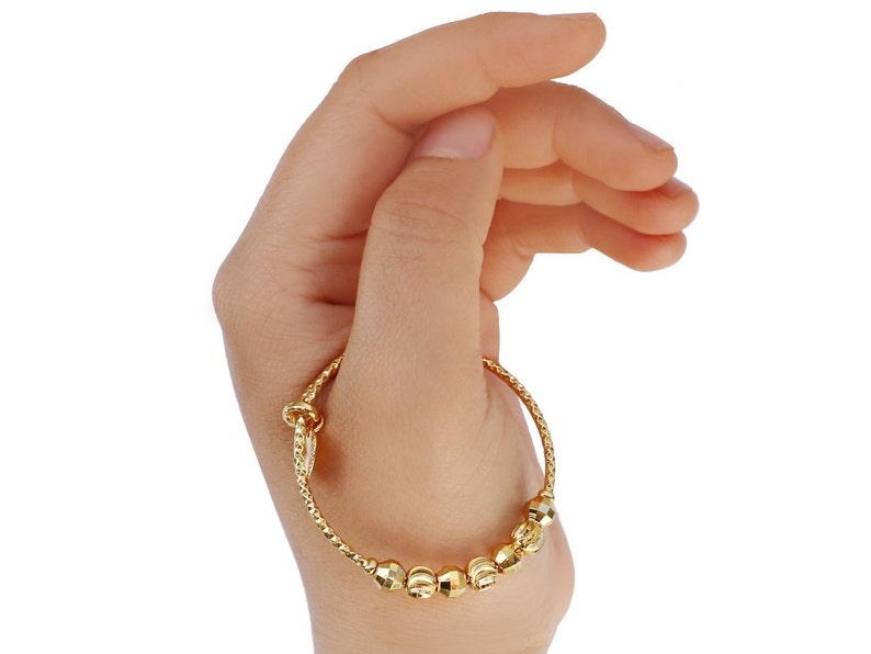 Gold Baby Bracelet, Baby Bracelet, Gold Bracelet , 18K Gold Plated